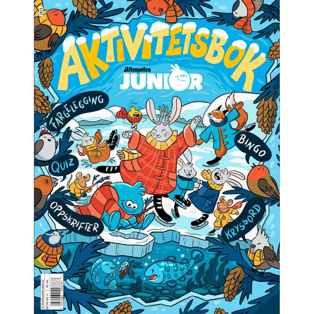 AFTENPOSTEN JUNIOR VINTERAKTIVTETSBOK 2026